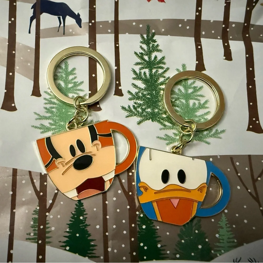 Disney key chains - Two Goofy and Donald Duck